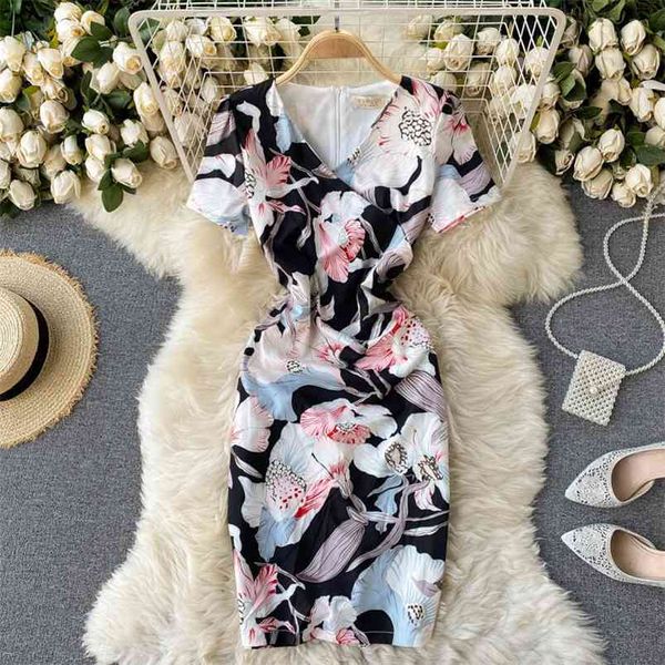spring fashion slim midi length bag hip vestidos temperament high-end printed dress c178 210507, Black;gray
spring fashion slim midi length bag hip vestidos temperament high-end printed dress c178 210507, Black;gray