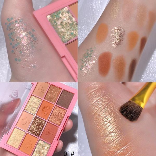eye shadow 12 colors eyeshadow palette shiny matte pigment shimmer pink pallete pearlescent yellow glitter m1h6
eye shadow 12 colors eyeshadow palette shiny matte pigment shimmer pink pallete pearlescent yellow glitter m1h6