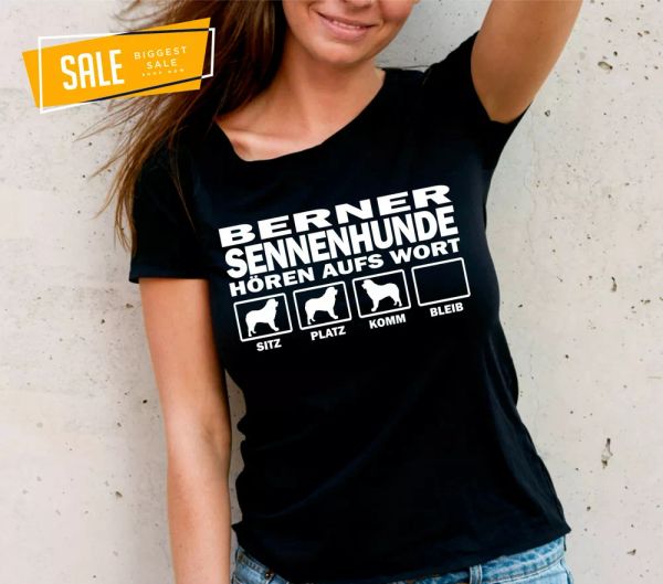 SALE Berner Sennenhund Dog slogan hear the Letter Womens T-Shirt L Dog Fun, Mainly pictures
SALE Berner Sennenhund Dog slogan hear the Letter Womens T-Shirt L Dog Fun, Mainly pictures