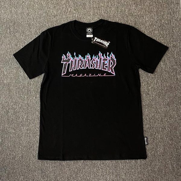 men's t-shirts 2021 summer style casual letters flame printing 100% cotton skateboard trendy t-shirt, White;black
men's t-shirts 2021 summer style casual letters flame printing 100% cotton skateboard trendy t-shirt, White;black
