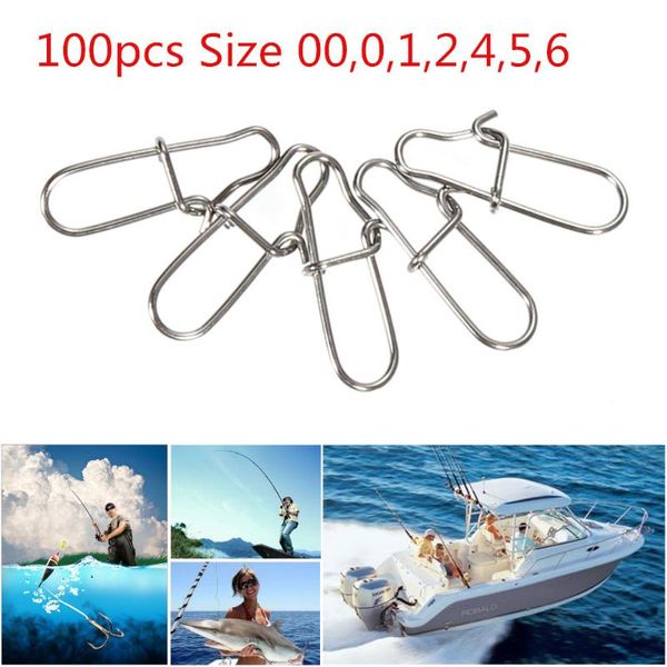 fishing hooks 100pcs/lot stainless steel pin shap hook lock solid rings safety snap swivel snaps connector
fishing hooks 100pcs/lot stainless steel pin shap hook lock solid rings safety snap swivel snaps connector