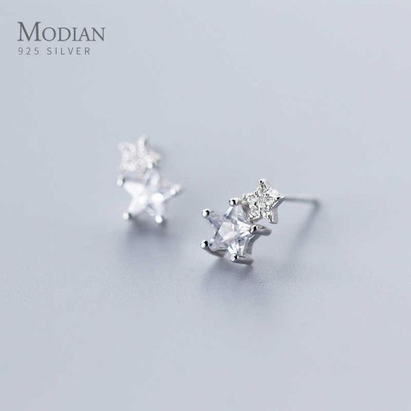 classic sparkling aaa zircon double layer stars stud earring for women 925 sterling silver fashion ear pin fine jewelry 210707, Golden;silver
classic sparkling aaa zircon double layer stars stud earring for women 925 sterling silver fashion ear pin fine jewelry 210707, Golden;silver