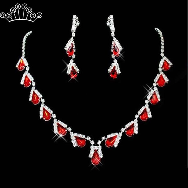 earrings & necklace crystal bridal jewelry sets wedding african beads bridesmaid gift, Silver
earrings & necklace crystal bridal jewelry sets wedding african beads bridesmaid gift, Silver