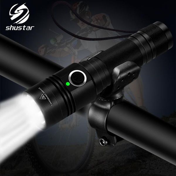 professional led bike front light t6 usb charging 4 mode use 18650 battery bicycle riding lighting lights
professional led bike front light t6 usb charging 4 mode use 18650 battery bicycle riding lighting lights