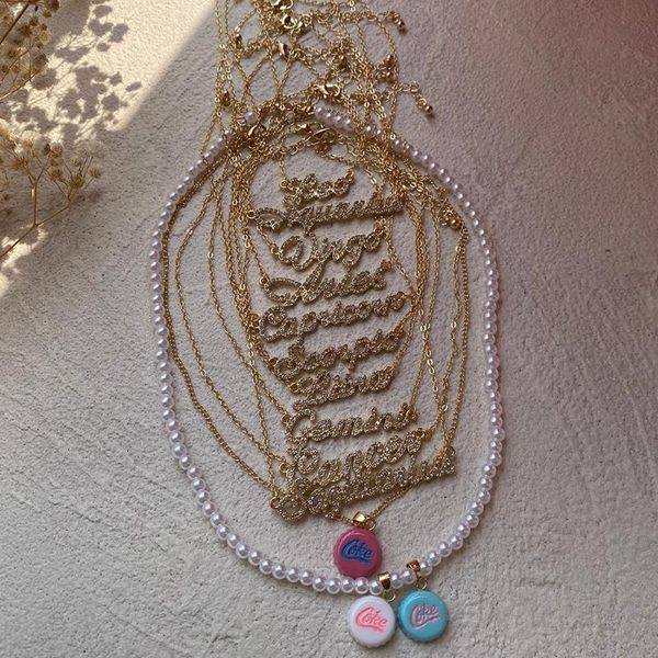 chains ins vintage pearl bottle cap necklace simple rhinestone letter constellation necklaces set for women girls fashion jewelry, Silver
chains ins vintage pearl bottle cap necklace simple rhinestone letter constellation necklaces set for women girls fashion jewelry, Silver