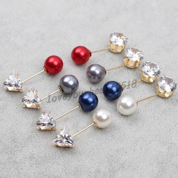 simple triangle zircon round ball brooches imitate pearls beads classic pin brooch for women suit coat dress jewelry party wedding gift, Gray
simple triangle zircon round ball brooches imitate pearls beads classic pin brooch for women suit coat dress jewelry party wedding gift, Gray
