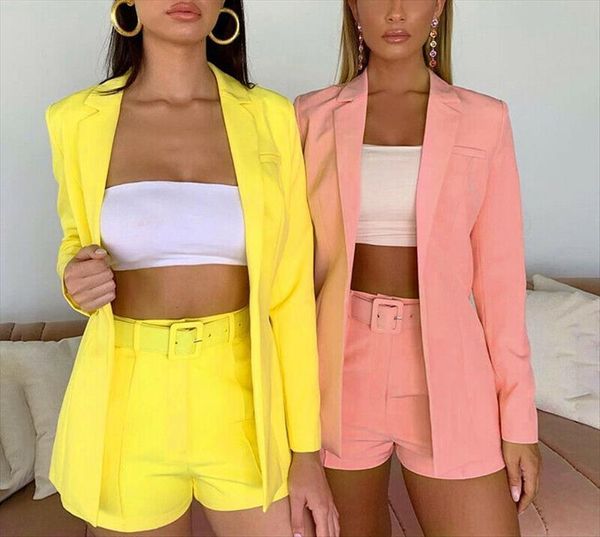 autumn european elegant small suit womenpant jacket shorts fashion casual solid blazer and sets, White
autumn european elegant small suit womenpant jacket shorts fashion casual solid blazer and sets, White