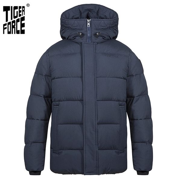 tiger force men's winter jacket hooded mid-length fashion parka men down jacket with casual thicken warm overcoat 70750 211214, Black
tiger force men's winter jacket hooded mid-length fashion parka men down jacket with casual thicken warm overcoat 70750 211214, Black