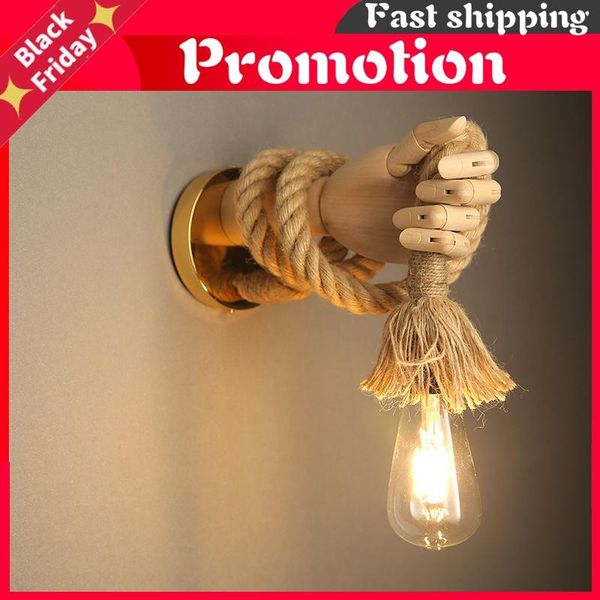 wall lamps retro industrial style rope light fixture simple creative hand shape corridor aisle indoor e27 vanity
wall lamps retro industrial style rope light fixture simple creative hand shape corridor aisle indoor e27 vanity