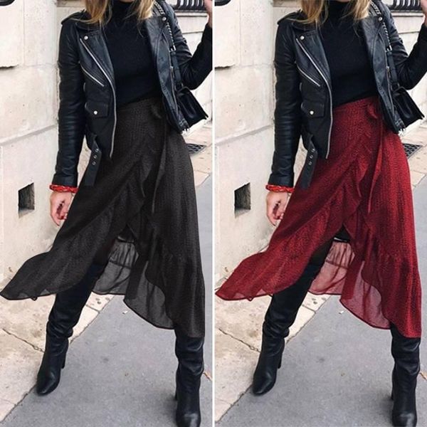 skirts zanzea women's bohemian plus size polka dot printed vestidos mid calf 2021 fashion asymmetrical hem flades femme, Black
skirts zanzea women's bohemian plus size polka dot printed vestidos mid calf 2021 fashion asymmetrical hem flades femme, Black