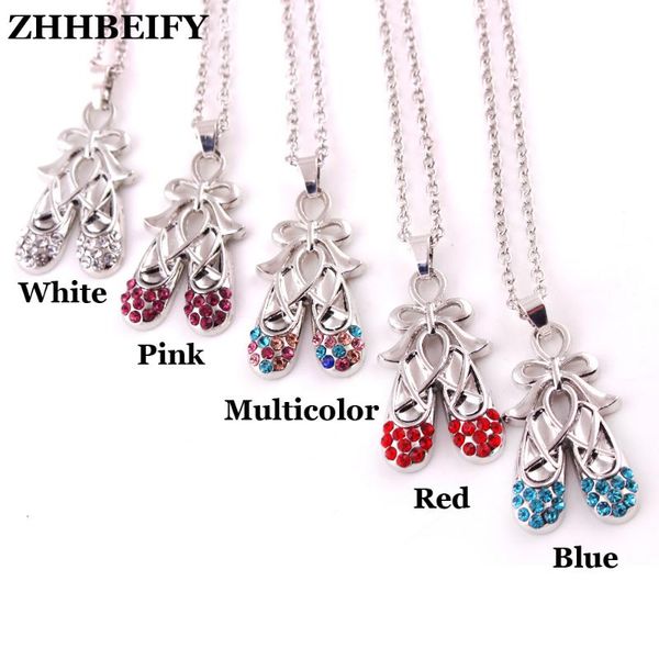pendant necklaces women necklace jewelry link chain cute ballet shoes shape colorful crystal zinc alloy drop, Silver
pendant necklaces women necklace jewelry link chain cute ballet shoes shape colorful crystal zinc alloy drop, Silver