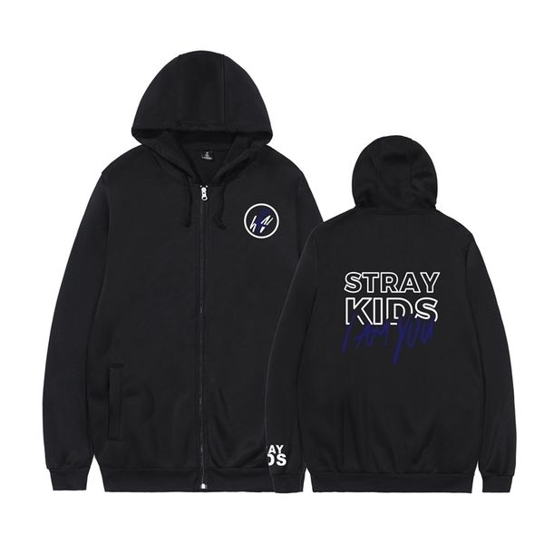 2019 spring autumn new selling straykids children's wear men's and women's zipper hooded sweater, Black
2019 spring autumn new selling straykids children's wear men's and women's zipper hooded sweater, Black