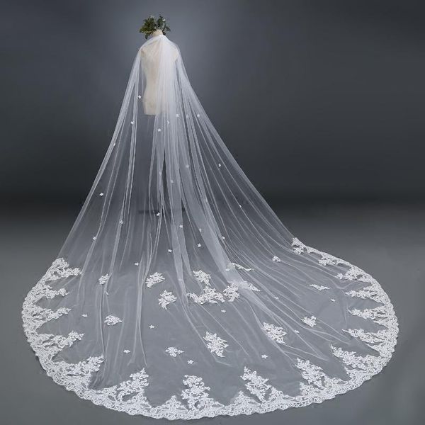 bridal veils single layer with hair comb 3 meters long section widened tail veil wedding po accessories, Black
bridal veils single layer with hair comb 3 meters long section widened tail veil wedding po accessories, Black