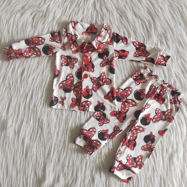 clothing sets fashion baby clothes bowknot long-sleeved pajamas children's designer printed pants milk silk suit, White
clothing sets fashion baby clothes bowknot long-sleeved pajamas children's designer printed pants milk silk suit, White