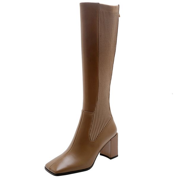 boot autumn winter at knee height apricot thin shoes elastic woman high boots mujer genuine zip slr6, Black
boot autumn winter at knee height apricot thin shoes elastic woman high boots mujer genuine zip slr6, Black