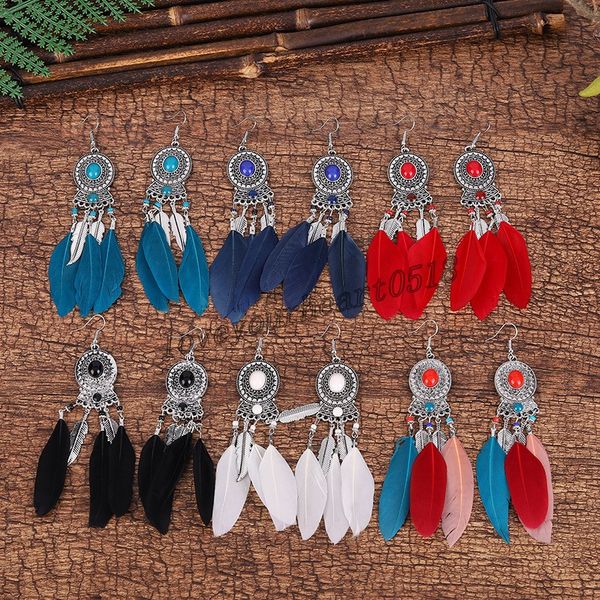 bohemian ethnic feather tassel drop dangle earrings for women retro colorful creative long earrings ladies wedding jewelry gift, Silver
bohemian ethnic feather tassel drop dangle earrings for women retro colorful creative long earrings ladies wedding jewelry gift, Silver
