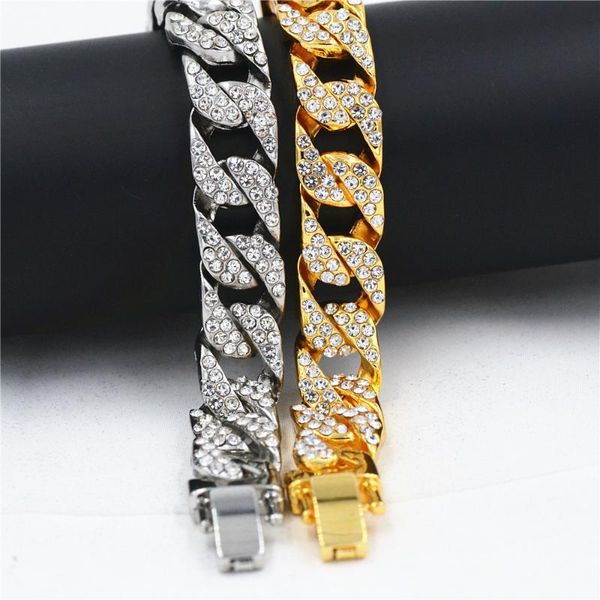 bangle 2021 hip hop exaggerated men's full bright bracelet cuban punk metal european and american fashion, Black
bangle 2021 hip hop exaggerated men's full bright bracelet cuban punk metal european and american fashion, Black