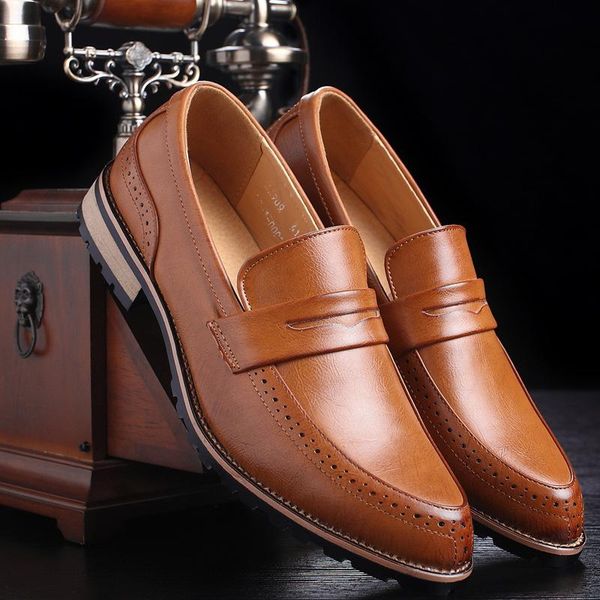dress shoes 2021autumn men leather luxury men's business oxfords classic gentleman for, Black
dress shoes 2021autumn men leather luxury men's business oxfords classic gentleman for, Black