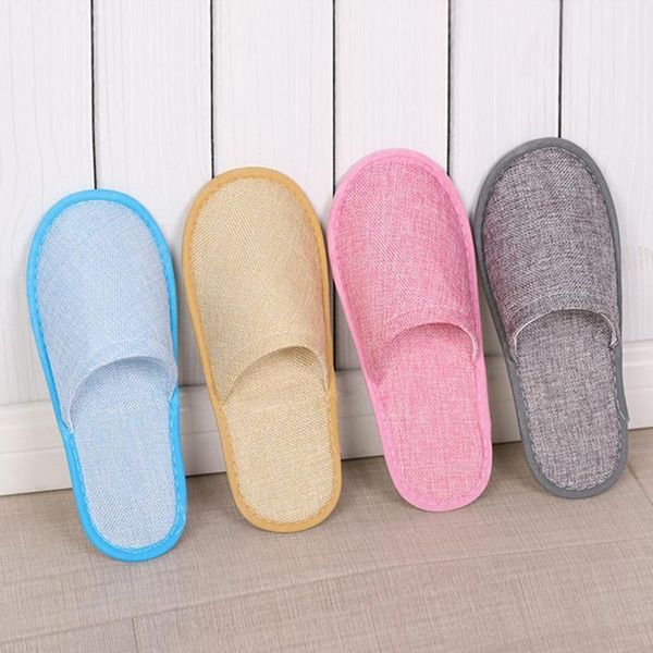 el disposable supplies summer home linen slippers breathable platform shoes for women men fit size flop guest e, Black
el disposable supplies summer home linen slippers breathable platform shoes for women men fit size flop guest e, Black