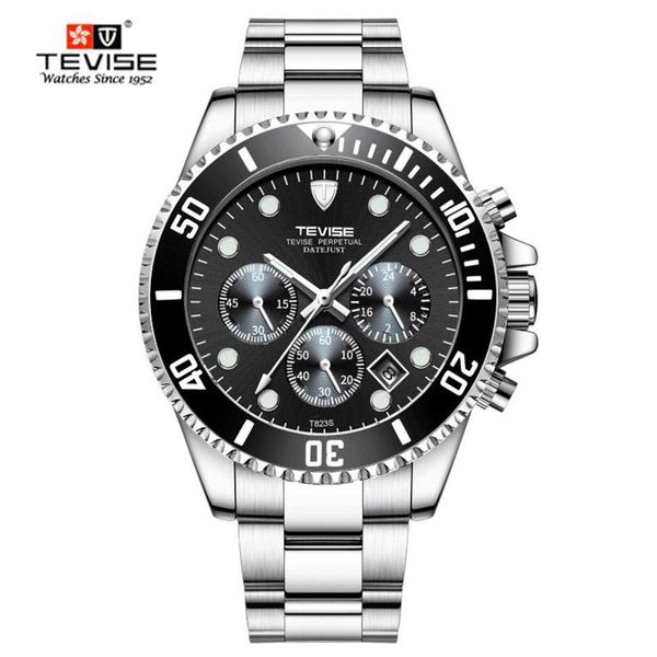wristwatches 2021 fashion rotatable bezel mens watches with stainless steel sports calendar quartz watch men relogio, Slivery;brown
wristwatches 2021 fashion rotatable bezel mens watches with stainless steel sports calendar quartz watch men relogio, Slivery;brown