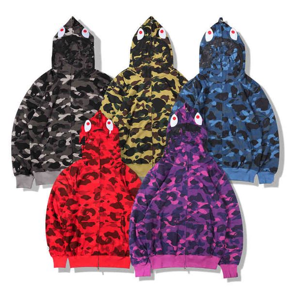 22lover camo shark print cotton sweater hoodies men's casual purple red camos cardigan hooded jacket sizes s-3xl, Black
22lover camo shark print cotton sweater hoodies men's casual purple red camos cardigan hooded jacket sizes s-3xl, Black