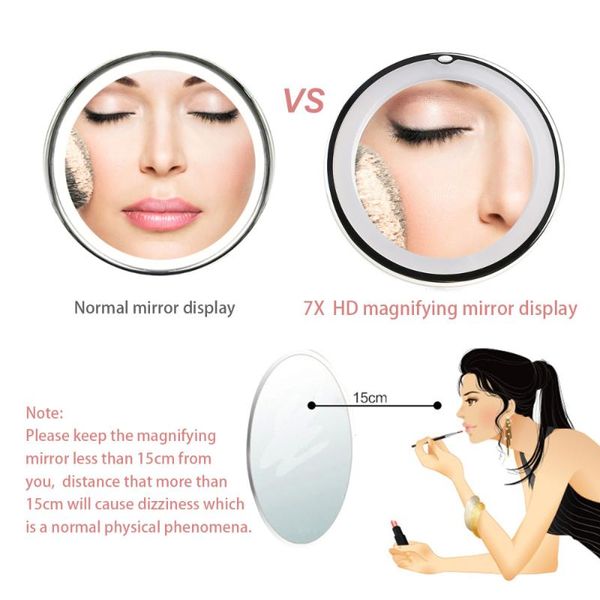 compact mirrors ruimio adjustable 7x magnification lighted led makeup mirror bathroom vanity travel with strong suction cup
compact mirrors ruimio adjustable 7x magnification lighted led makeup mirror bathroom vanity travel with strong suction cup