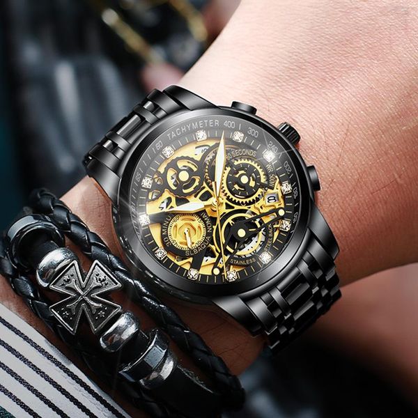 wristwatches fashion hollow watches for men's steel band high-end quartz luminous waterproof watch trend non-mechanical casual, Slivery;brown
wristwatches fashion hollow watches for men's steel band high-end quartz luminous waterproof watch trend non-mechanical casual, Slivery;brown