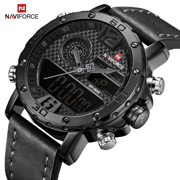 wristwatches naviforce brand selling men luxury watches casual fashion dual time leather luminous chronograph waterproof wristwatch, Slivery;brown
wristwatches naviforce brand selling men luxury watches casual fashion dual time leather luminous chronograph waterproof wristwatch, Slivery;brown