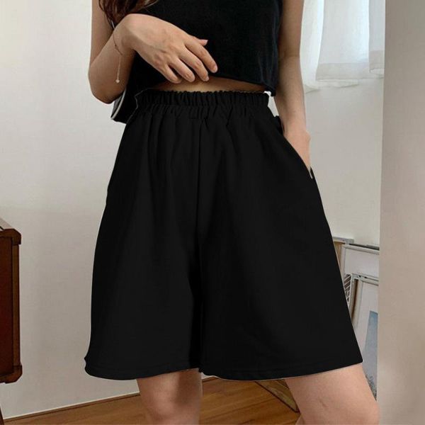 women's shorts summer cycling high waist sports fashion plus size korean sweatpants casual streetwear aesthetic clothes, White;black
women's shorts summer cycling high waist sports fashion plus size korean sweatpants casual streetwear aesthetic clothes, White;black
