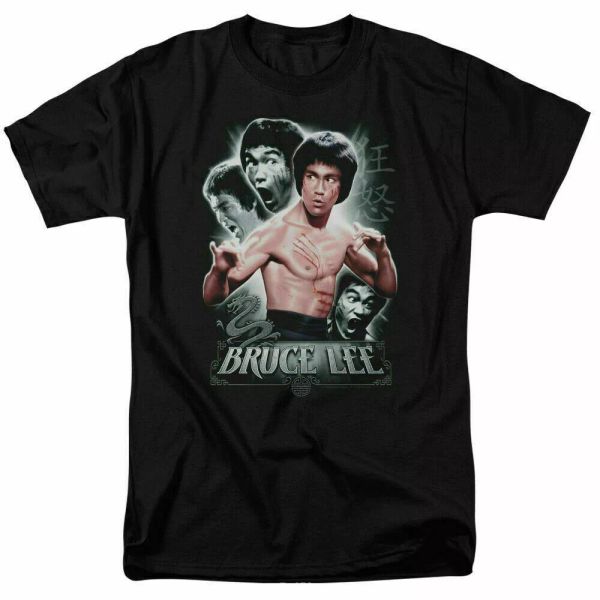 bruce lee inner fury t shirt licensed martial arts movie actor tee black, White;black
bruce lee inner fury t shirt licensed martial arts movie actor tee black, White;black