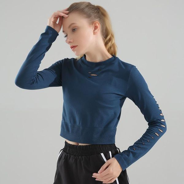 women's t-shirt normov solid color women hole breathable o-neck long sleeve femme quick dry high elastic fitnessfemale slim, White
women's t-shirt normov solid color women hole breathable o-neck long sleeve femme quick dry high elastic fitnessfemale slim, White