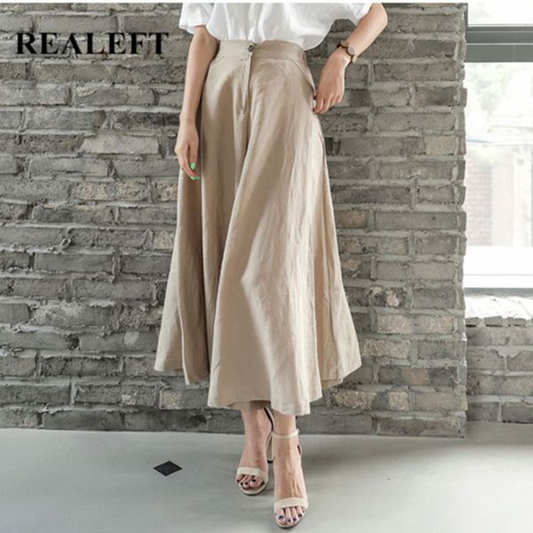 cotton and linen women's pants vintage high waist wide leg trousers chic loose ankle-lengh pant female pocket 210428, Black;white
cotton and linen women's pants vintage high waist wide leg trousers chic loose ankle-lengh pant female pocket 210428, Black;white