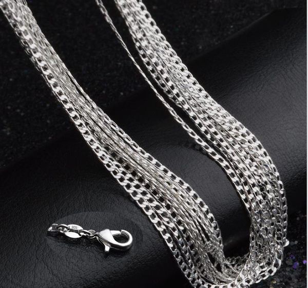 2021 16--30inch silver plated necklace 10pcs 2mm clavicular chain necklace 925 stamped for women and men fashion jewelry
2021 16--30inch silver plated necklace 10pcs 2mm clavicular chain necklace 925 stamped for women and men fashion jewelry
