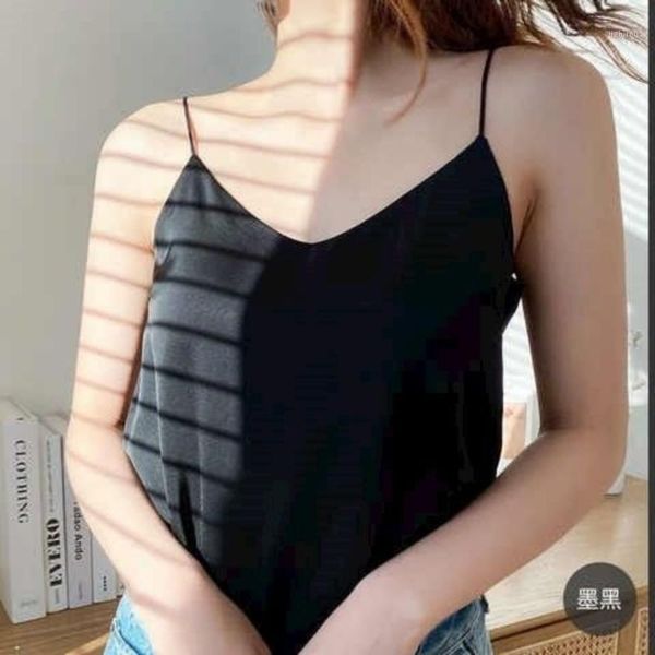 camisoles & tanks women 2021 summer fashion solid color camisole female ice silk satin vest ladies thin v-neck underwear e224, Black;white
camisoles & tanks women 2021 summer fashion solid color camisole female ice silk satin vest ladies thin v-neck underwear e224, Black;white