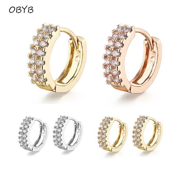 hoop & huggie design cz zircon crystal small circle earrings for women piercing ear buckle fine fashion jewelry brincos, Golden;silver
hoop & huggie design cz zircon crystal small circle earrings for women piercing ear buckle fine fashion jewelry brincos, Golden;silver