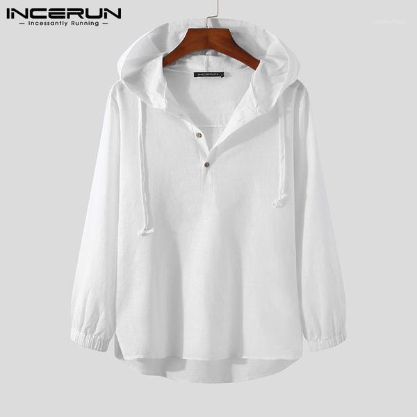 men's hoodies & sweatshirts 2021 solid color men white casual long sleeve cotton hooded shirt fashion streetwear hoodie s-3xl incerun, Black
men's hoodies & sweatshirts 2021 solid color men white casual long sleeve cotton hooded shirt fashion streetwear hoodie s-3xl incerun, Black