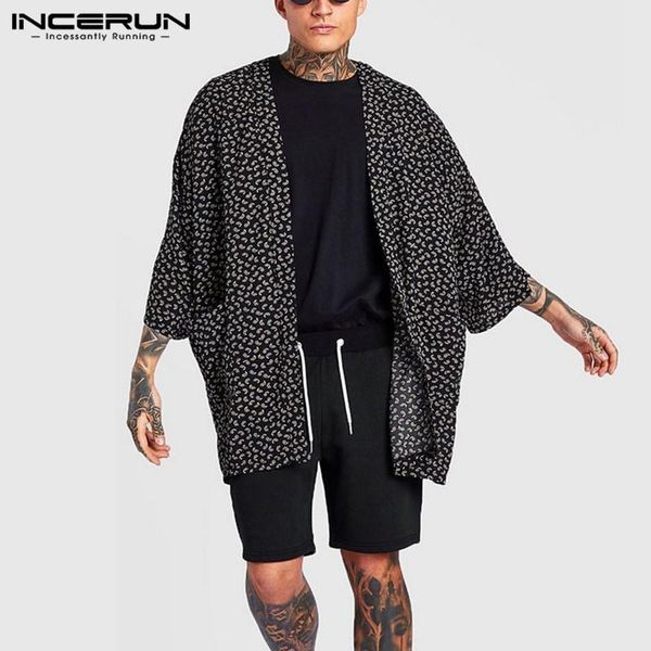 men's casual shirts 2021 fashion printed men shirt 3/4 sleeve open stitch cardigan pockets loose kimono harajuku streetwear camisas inc, White;black
men's casual shirts 2021 fashion printed men shirt 3/4 sleeve open stitch cardigan pockets loose kimono harajuku streetwear camisas inc, White;black