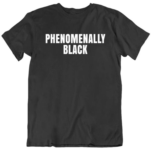 phenomenally black proud rights t shirt, White;black
phenomenally black proud rights t shirt, White;black
