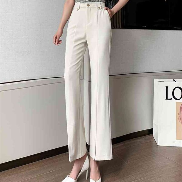 spring and summer micro-la trousers high waist straight korean style female 210507, Blue
spring and summer micro-la trousers high waist straight korean style female 210507, Blue