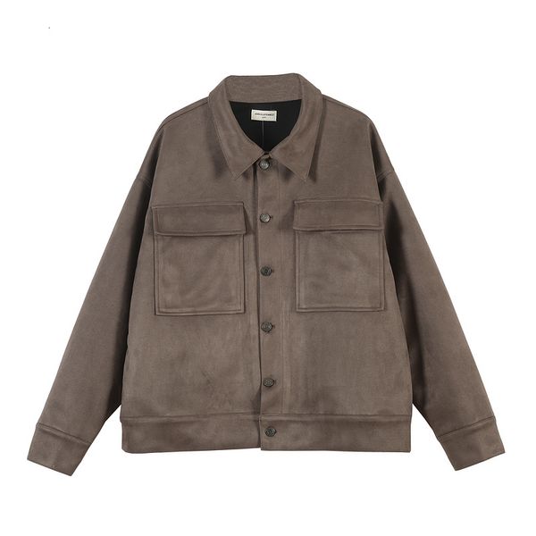version 1:1 arnodefrance high street chamois women pocket coat hiphop streetwear men casual jacket outwear, Black;brown
version 1:1 arnodefrance high street chamois women pocket coat hiphop streetwear men casual jacket outwear, Black;brown