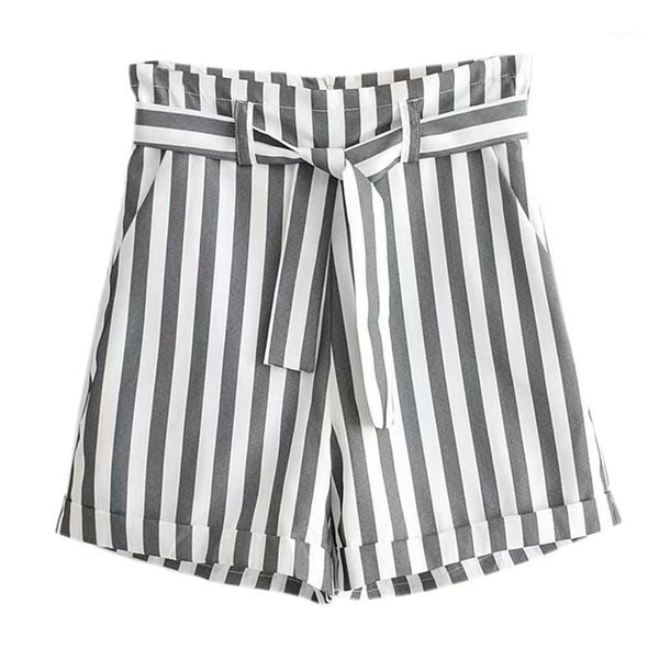 women's shorts women chic striped bow tie sashes pockets back zipper female casual vintage basic ffzdk8, White;black
women's shorts women chic striped bow tie sashes pockets back zipper female casual vintage basic ffzdk8, White;black