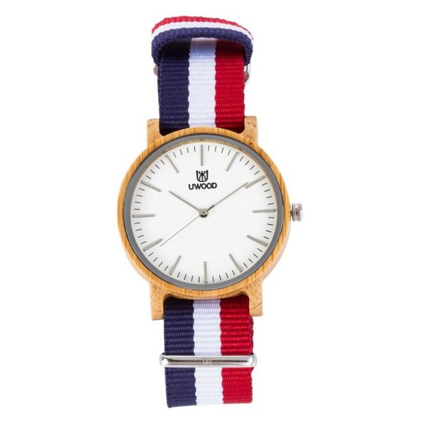 casual watch for women and men's bamboo wooden wristwatches with nylon band luxury wood watches men as gifts item, Slivery;brown
casual watch for women and men's bamboo wooden wristwatches with nylon band luxury wood watches men as gifts item, Slivery;brown
