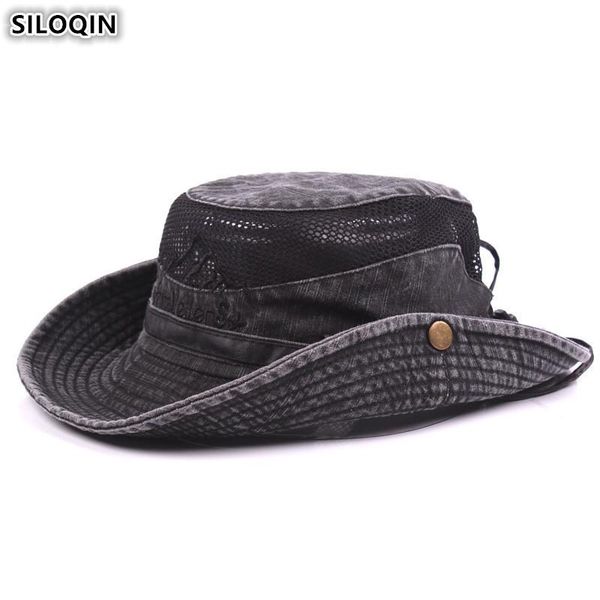 cloches siloqin men's cotton bucket hat summer ventilation fishing cap windproofrope fixed mesh breathable visor panamanian dad's
cloches siloqin men's cotton bucket hat summer ventilation fishing cap windproofrope fixed mesh breathable visor panamanian dad's