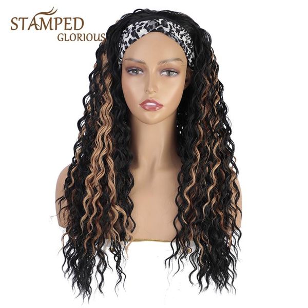 synthetic wigs stamped glorious long water wavy headband wig fiber suitable for black women mixed brown daily party
synthetic wigs stamped glorious long water wavy headband wig fiber suitable for black women mixed brown daily party