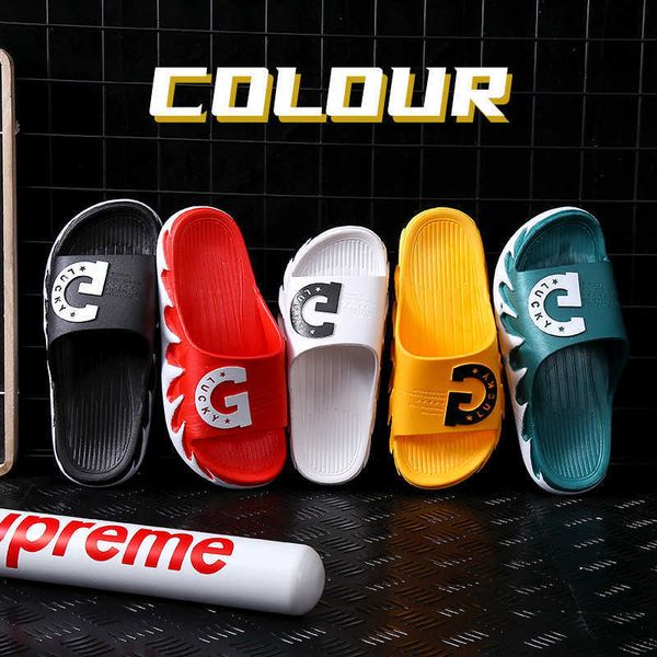 big g summer couple sandals women's household fashion home indoor bathroom bath non slip slippers men's external wear, Black
big g summer couple sandals women's household fashion home indoor bathroom bath non slip slippers men's external wear, Black