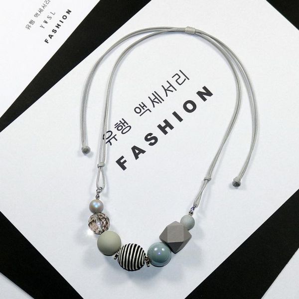 pendant necklaces summer 2021 fashion transparent resin wooden beads necklace womens luxury jewelry gold accessories opal charms mom gift, Silver
pendant necklaces summer 2021 fashion transparent resin wooden beads necklace womens luxury jewelry gold accessories opal charms mom gift, Silver