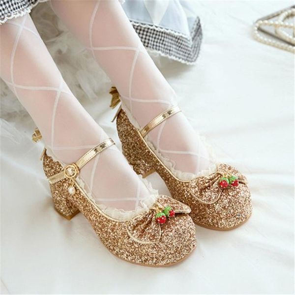 sweet bling bow knot ruffles cosplay lolita mary janes pumps girl gold silver pink women bride wedding shoes 34-46 dress, Black
sweet bling bow knot ruffles cosplay lolita mary janes pumps girl gold silver pink women bride wedding shoes 34-46 dress, Black