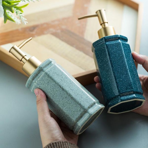 bath accessory set hand sanitizer hexagon bottle ceramic empty dispenser emulsion shower gel shampoo modern bathroom soap
bath accessory set hand sanitizer hexagon bottle ceramic empty dispenser emulsion shower gel shampoo modern bathroom soap