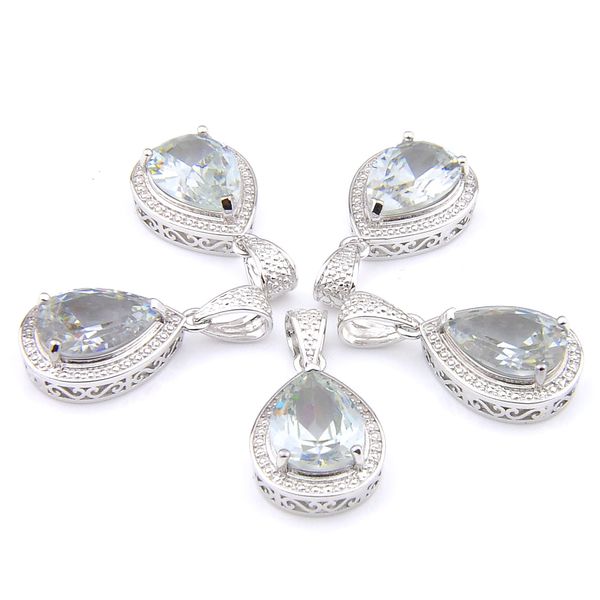mix 5 pieces pendants luckyshine shine teardrop shape white z gemstone 925 silver pendant necklaces p1296
mix 5 pieces pendants luckyshine shine teardrop shape white z gemstone 925 silver pendant necklaces p1296