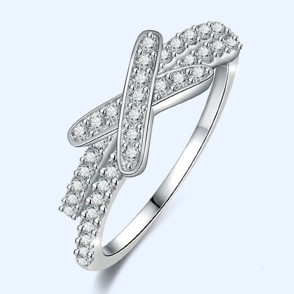 new hand popular silver x design personalized zircon female simulation diamond ring new products, Black
new hand popular silver x design personalized zircon female simulation diamond ring new products, Black